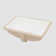 Go Peak Track 14'' Ceramic Rectangular Bathroom Sink with Overflow