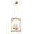 Kalig 4 - Light Dimmable Lantern Cage Chandelier