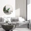 Miroir mural rond de 36 po en métal doré pour salle de bain - Verre de 4 mm de hauteur, cadre en aluminium rouillé, cadre en aluminium, miroir-1723430073