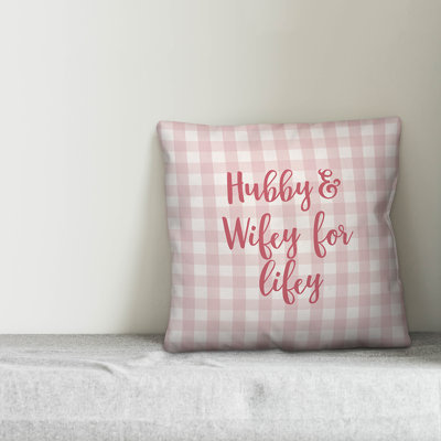 Plaid Throw Pillow