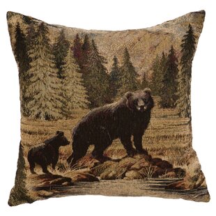 Wooded River Red Wolf Throw