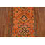 Tapis de couloir oriental orange Oushak 3 x 11