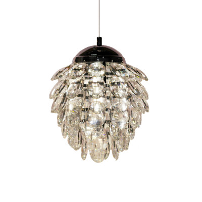 Luminaire suspendu en cristal 1 lumière Fantine