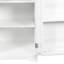 Armoire à linge avec portes et tablette, panier à linge inclinable, style autoportant, tablette réglable, blanc