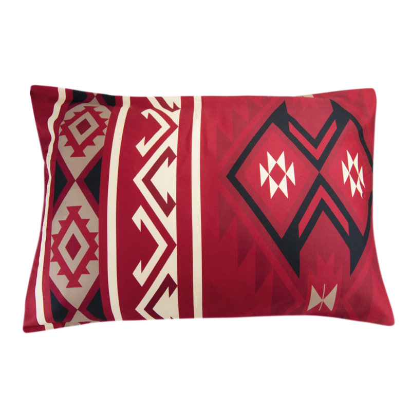 Machine Tufted Ikat Comforter Set, King Comforter + 2 King Pillowcases