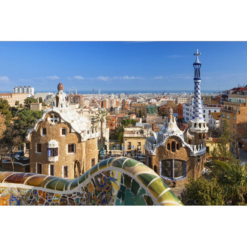 Park Guell, Barcelona by Johnkellerman - Wrapped Canvas Print, 51cm H x 76cm W