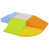 Jaune-vert / orange / bleu sélectionné