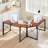Foldable Modular L-Shaped Steel Writing Desk-691938118