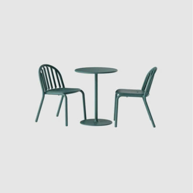 Fred 3 Piece Dining Set, Green, Dark Sage