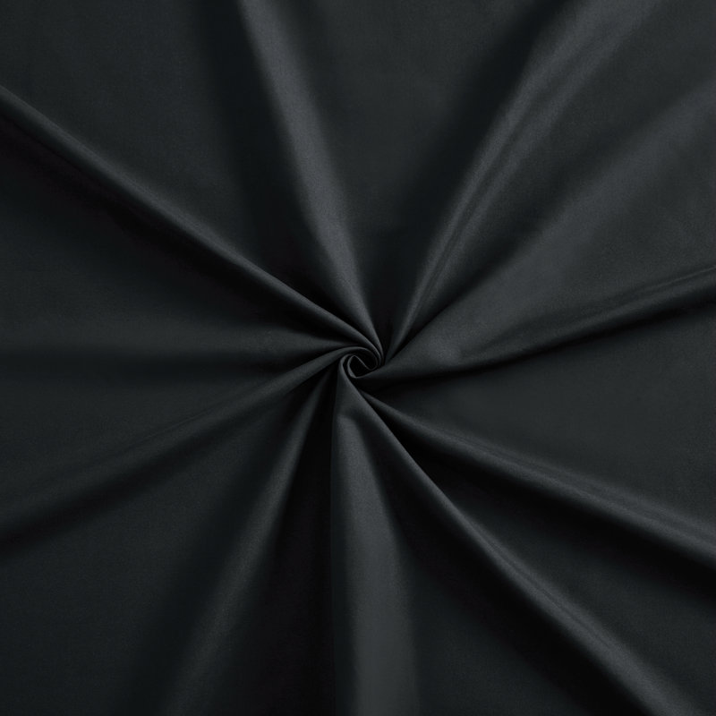Marina Marina Home Decor Bedding Drap de chambre à coucher à volants soyeux doux Hotel Quality, Grand, Noir