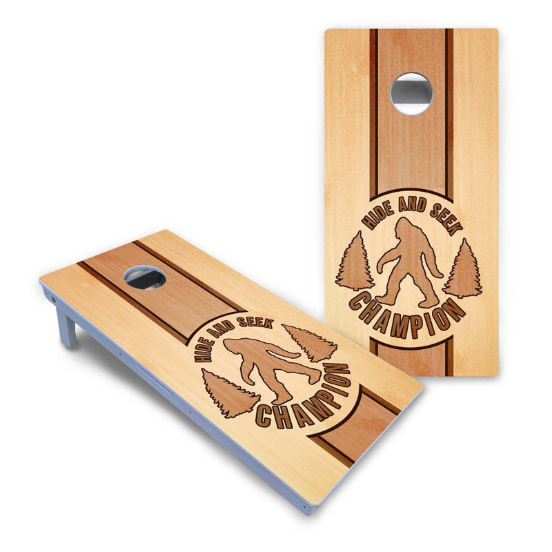 Ensemble de cornhole Sasquatch, Ajouter un étui et des lumières