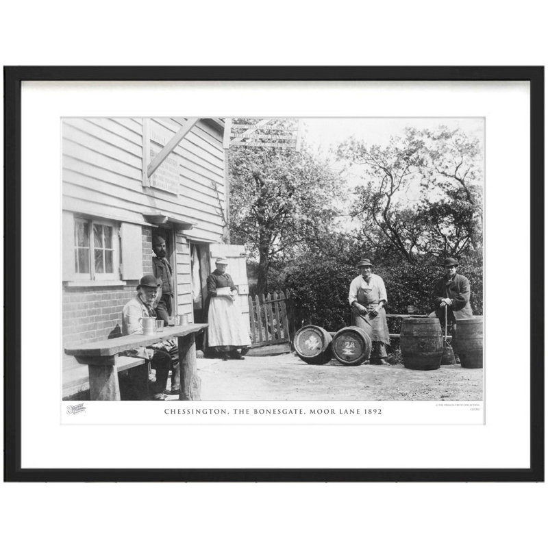 Chessington, The Bonesgate, Moor Lane 1892 by Francis Frith - Single Picture Frame Print, 60cm H x 80cm W x 2.3cm D