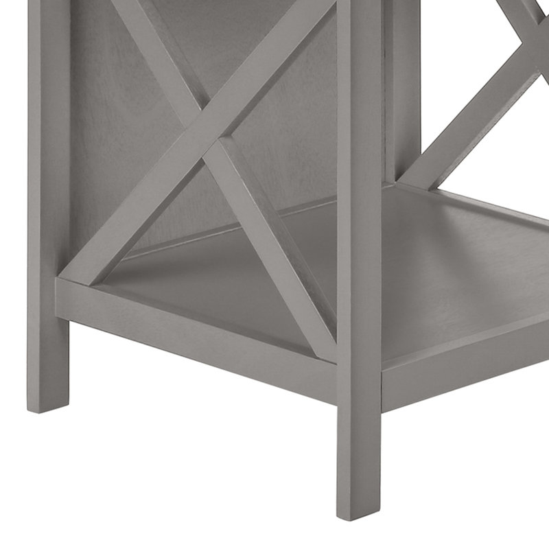 Table d'appoint, table de bout, table d'appoint, 2 niveaux, chambre à coucher, table de chevet, tiroir de rangement, placage, transitionnel