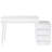 Katzir 55.12'' W Reversible Desk with Drawers