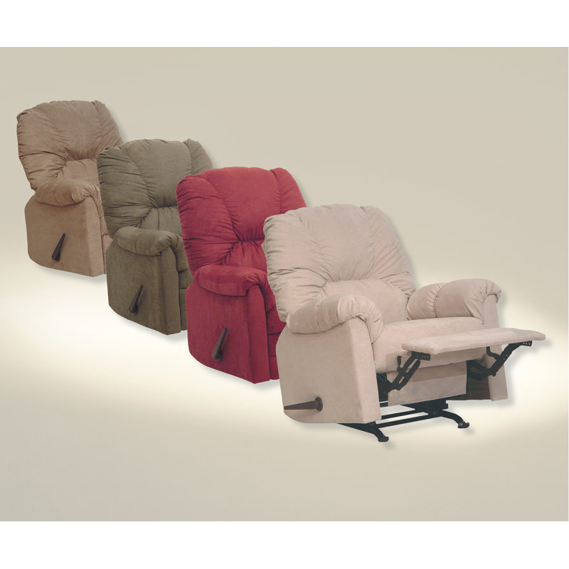 Winner Upholstered Recliner, White