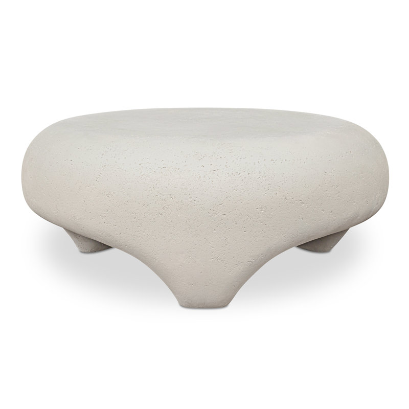 Ines Outdoor Round Coffee Table
