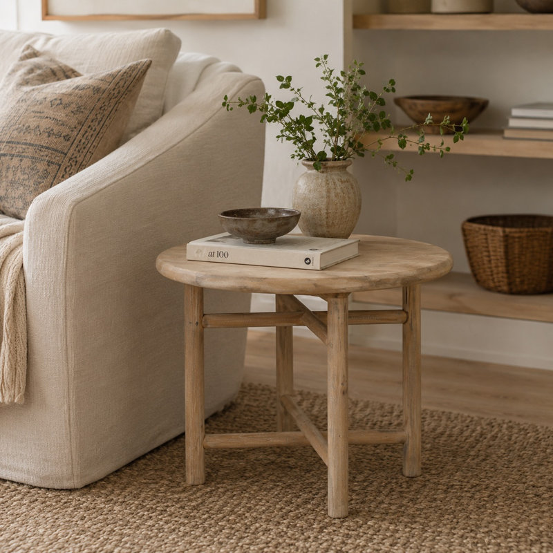 Table de bout en bois massif