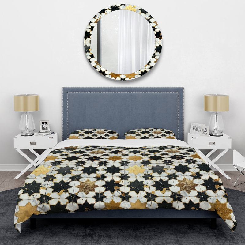 Ensemble de housse de couette Tiles II, Housse de couette très grand et 2 très grandes t