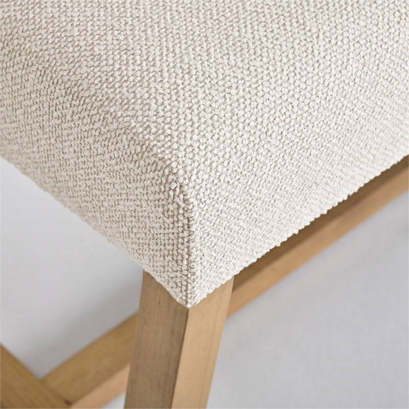 Banc rembourré Modern Modern, Beige