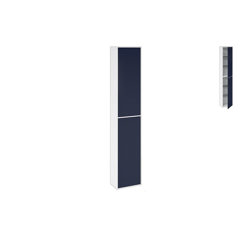 Arciszewski Linen Cabinet, Right, Steel Grey