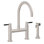 Bridge Kitchen Faucet With Sidespray - Arc Spout