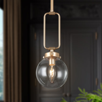 Mini-luminaire suspendu sphère 1 lumière