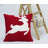 Christmas Pillow Embroidered Cotton Blend Throw Pillow