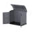 Arc Lid Rattan Horizontal Garbage Shed-61402950
