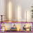 Adjustable Height Dimmable LED Corner Floor Lamp with Remote Control-390656150-401974191