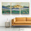 Paysage - Ensemble de 3 reproductions de cadres photo sur toile