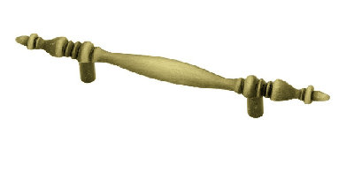 3" Traditional Pull Antique Brass