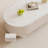 Simple oval rock table