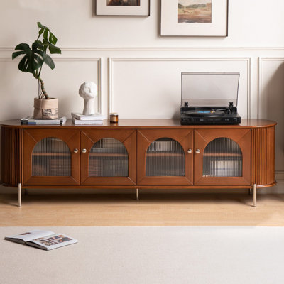 French Retro Style  Wood TV Stand