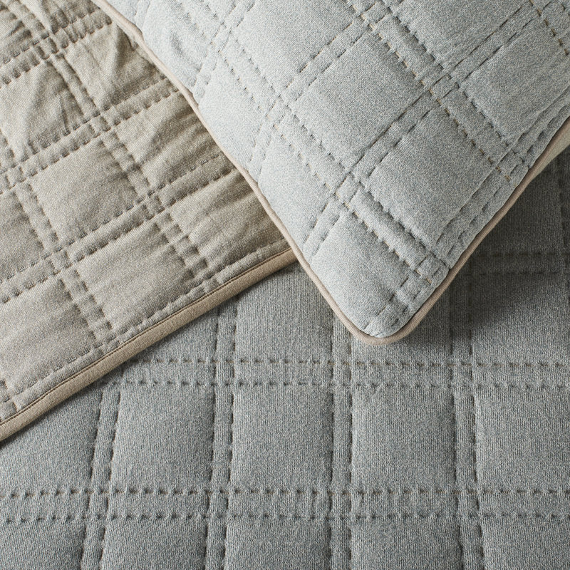 Gana 100% Cotton Pillow Sham - Euro, Euro, Mineral
