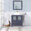 Ensemble de meuble-lavabo simple avec miroir -116868046-62326234