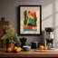 Desert Garden Mid-Century - Framed Print-259380848-259380746