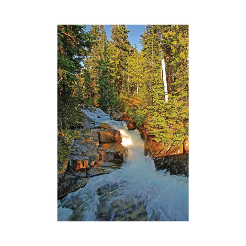 Falls at Mount Rainier 1 Piece Wrapped Canvas Wall Art, 45.72cm H x 30.48cm W x 1.91cm D
