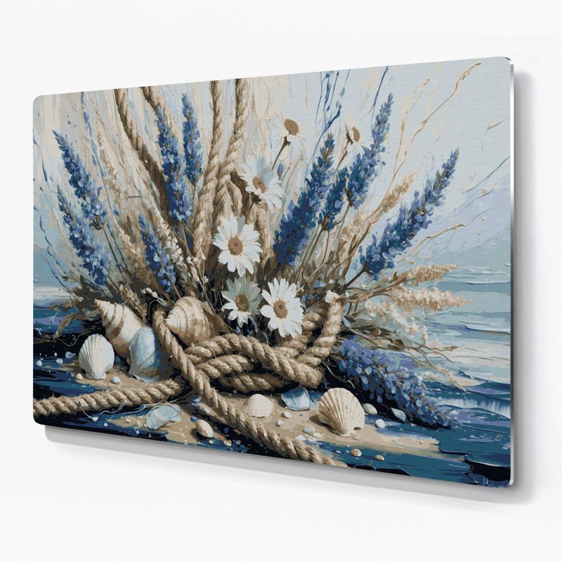 Art nautique gris nautique, H 11 po x l 14 po