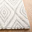 Karaline Oriental Handwoven Wool Blue/Ivory Area Rug-1302117935