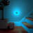2 Pcs White Azure Blue Motion Sensor Night Light Plug In