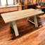 Acacia Unfinished Solid Wood Dining Table