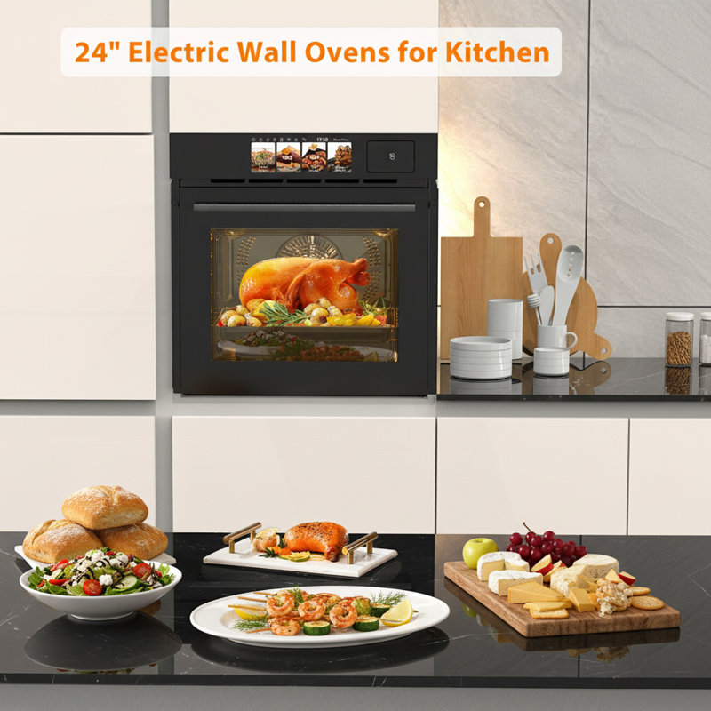 24" Built-In Electric Ovens, 3000W 2.5 cu.ft.
