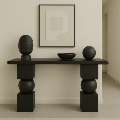 Modern simple style rectangular console table
