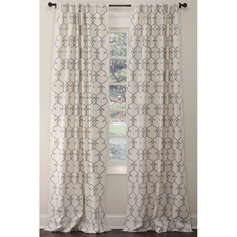 Gable Room Darkening Curtain, Chocolate, 50" W x 96" L