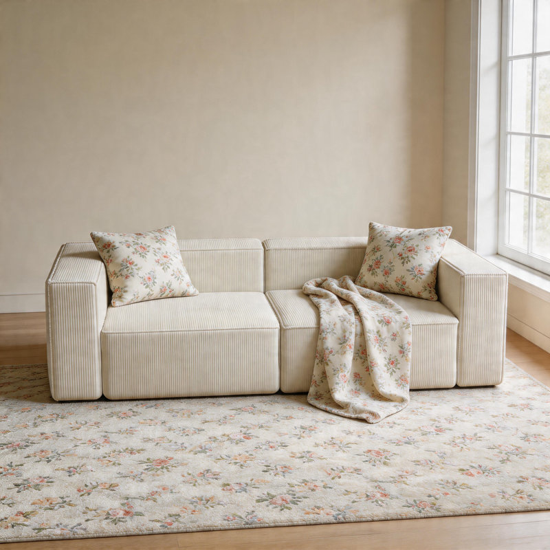Canapé de salon Bonless Luxury, Beige