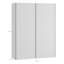 Modern wardrobe with 2 sliding doors, clothing rail and shelves, engineered wood-1763760338-1763760342