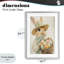 «Lapin de Pâques», reproduction sous verre encadrée, design par The Prints Vibe-1113921309-1113921306