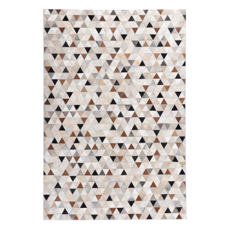 Kobe Geometric Hand Woven Area Rug, Rectangle 70 x 140cm