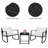 Ruthee 3 Piece Rattan Seating Group with Cushions