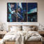 «Blue Cool Wall Art» sur toile-1863295865